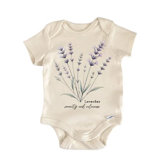 Wildflower Lavender Newborn Baby Onesie® Onesie®