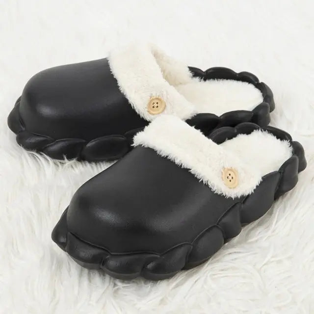 Winter Plush Shark Slippers - # BOAA73410008