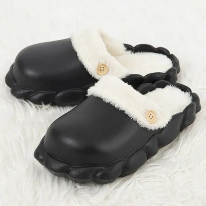 Winter Plush Shark Slippers - # BOAA73410008